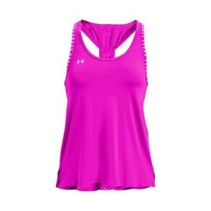 Under Armour hot pink workout running razor back tank